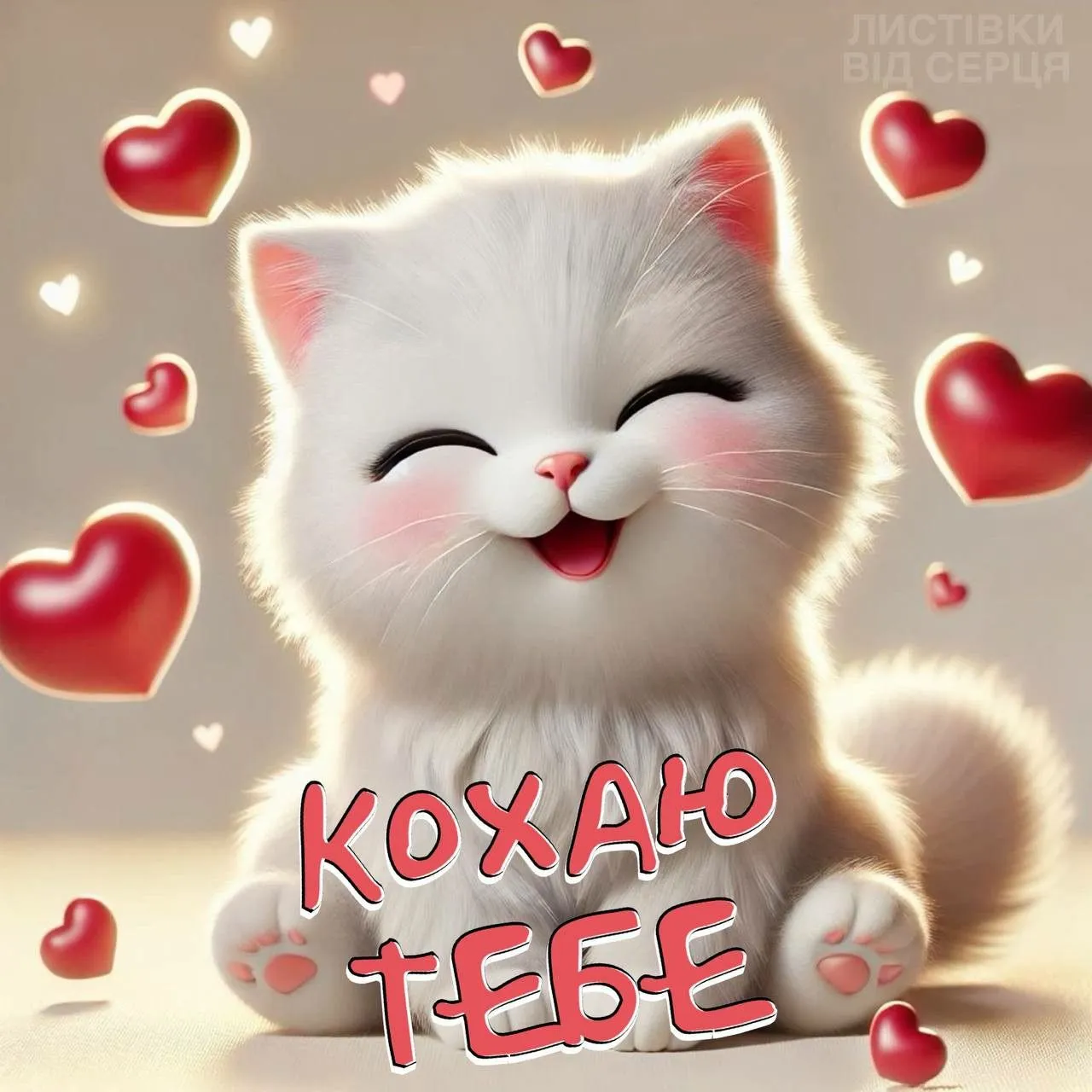 Тепла картинка зі словами кохання - для дорогої людини, для гарного настрою